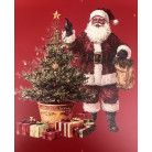 Vánoční prostírání Santa - sada 4 ks